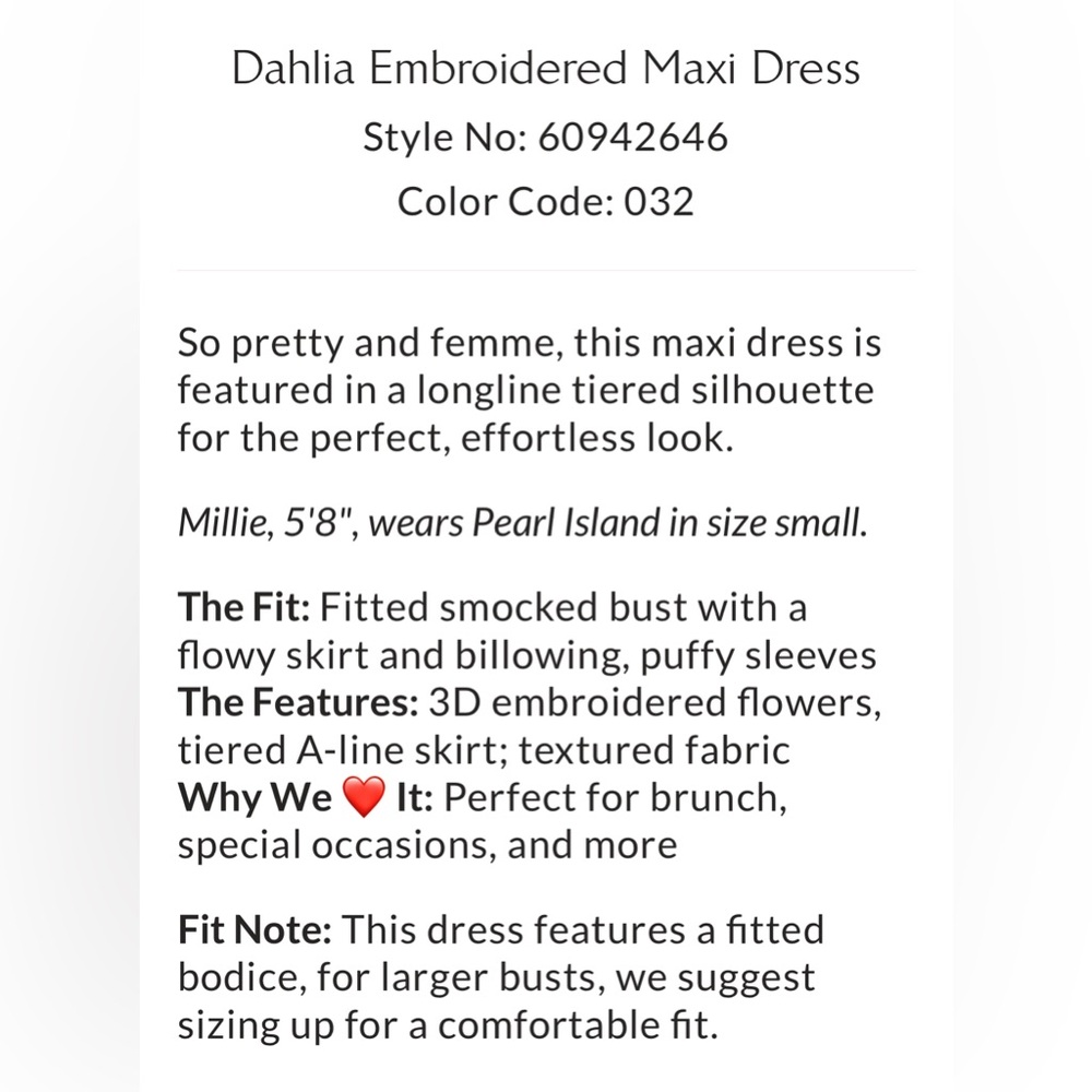 NWT Dahlia embroidered maxi dress by Free  people - Picture 15 of 16